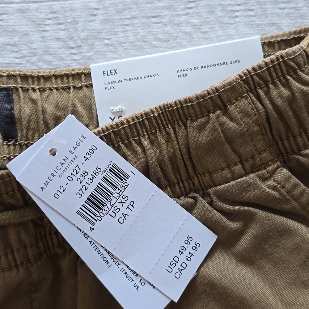 American Eagle Lived in Trekker Khakis Flex Men's Size XS - Picture 5 of 9